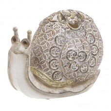 Decorative Snail Brown-Off White 20x10x15cm Inart