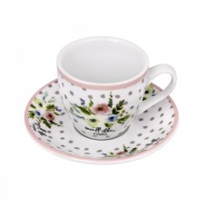 Set of 6pcs Tea Cups Porcelain 3296-6933B 200ml
