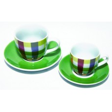 Set of 6 pcs Porcelain Tea Cups 3296-1517C 200ml