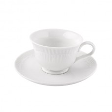 Set of 6pcs Tea Cups Porcelain White PW2 Oriana Ferelli® 200ml