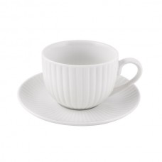 Set of 6pcs Tea Cups Porcelain White PW5 Oriana Ferelli® 200ml