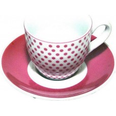 Set of 6pcs Tea Cups Porcelain 3296-1348C 200ml