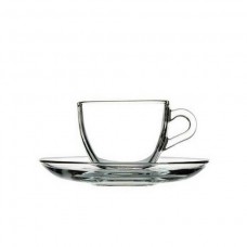 Set of 6pcs Glass Espresso Cups 90ml