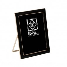 Metal Frame Black-Gold 13x18cm