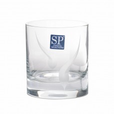 Set of 6pcs Crystal Carved Whiskey Glasses 282ml Duetto