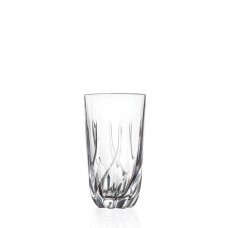 Set of 6pcs Crystal Carved Water Glasses (Tube) 470ml Rcr Trix