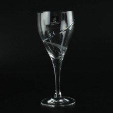 Set of 6pcs Crystal Wine Glasses Column Carved 290ml Capolavoro No 175