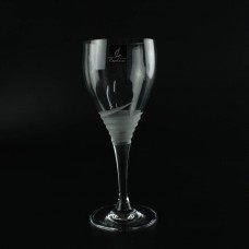 Set of 6pcs Crystal Wine Glasses Column Carved 290ml Capolavoro No 18