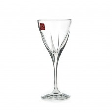 Set of 6pcs Crystal Water Glasses Column Carved 250ml Rcr Fusion