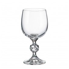Set of 6 pcs Crystal Wine Glasses Column 190ml Bohemian Sterna