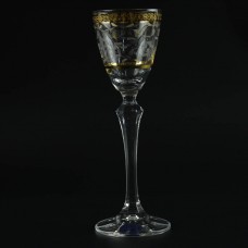 Set of 6pcs Crystal Liqueur Glasses 70ml Bohemia Elisabeth