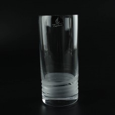 Set of 6pcs Crystal Water Glasses (Tube) Carved 350ml Capolavoro No 18