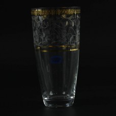 Set of 6pcs Crystal Water (Τube) Glasses 350ml Bohemia Elisabeth 
