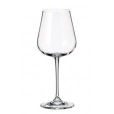 Set of 6 pcs Crystal Water Glasses Column 450ml Bohemian Amundsen Ardea