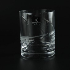 Set of 6pcs Crystal Whiskey Glasses Carved 320ml Capolavoro No 175