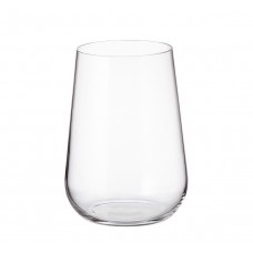 Set of 6 pcs Crystal Water Glasses (Tube) 470ml Bohemian Amundsen Ardea