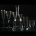 Σετ 6τμχ Κρυστάλλινα Ποτήρια Κρασιού Κολωνάτα Σκαλιστά 250ml Βοημίας  Elisabeth