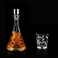 Set of 7pcs Crystal Liqueur Laurus Rcr 