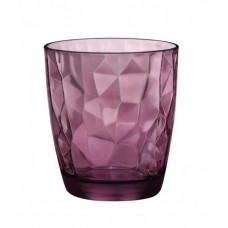 Set of 6 wine glasses Diamond Rock Purple Bormioli Rocco 305ml