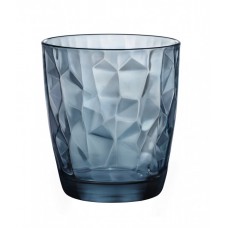 Set of 6 wine glasses Diamond Rock blue Bormioli Rocco 305ml