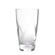 Set of 6pcs Water Glasses (Pipe) Carved 340ml Flame Luna