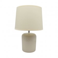 Table Lamp Ceramic Beige Color 23x36cm