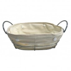 Oval Fabric Oven With Metal Base