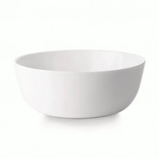 Salad Bowl Opaline Glass White Toledo 23cm