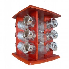 Case For Spices With Rotating Base 12pcs