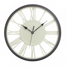 Wall Clock White / Black Round 40cm