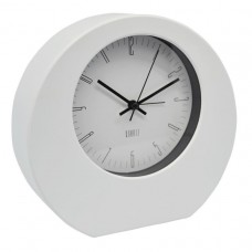 Clock Alarm Desktop White 18,2x5,2x17cm