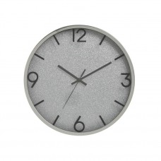 Wall Clock Silver-Black 30cm