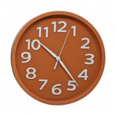 Wall Clock Maroon Color 30cm
