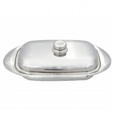 Oven Pan Stainless Steel 18/10 With Lid 44x37x6cm