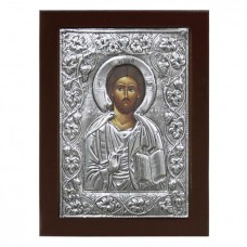 Aluminum Icon Jesus Christ 18x24cm